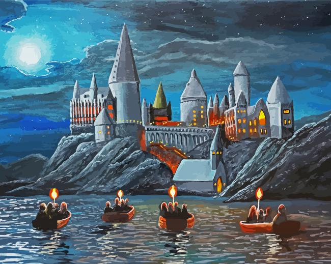 Aesthetic Harry Potter Castle – Diamond Paintings